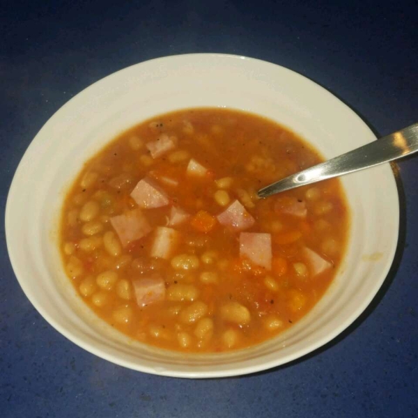 Instant Pot Double Bean and Ham Soup