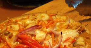 Gourmet Thai Chicken Pizza