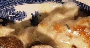 Mushroom Chicken Parmesan