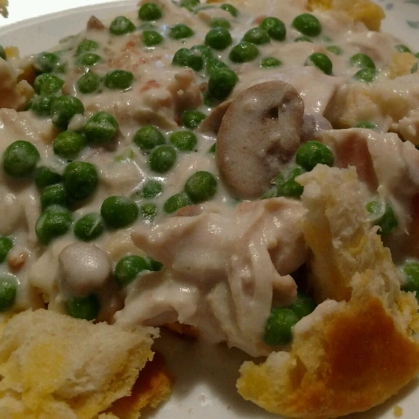 Creamed Chicken for Biscuits