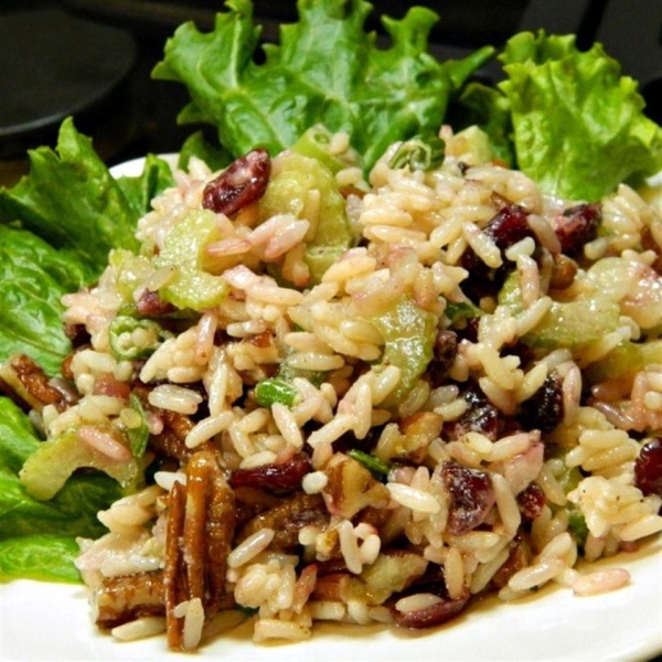 Fruity Rice Salad and Orange Vinaigrette