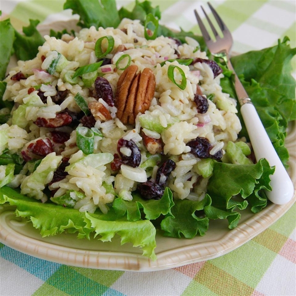 Fruity Rice Salad and Orange Vinaigrette