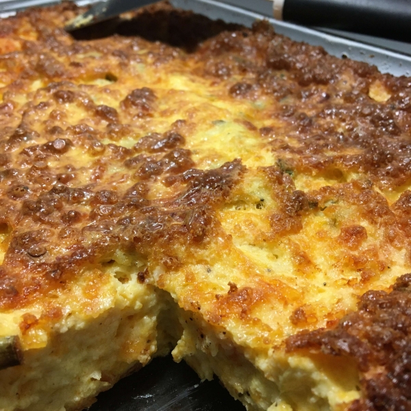 Christmas Green Chile Egg Casserole