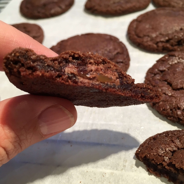Caramel-Filled Chocolate Cookies