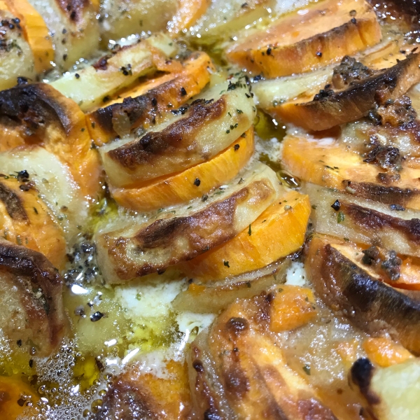 Checkerboard Potatoes
