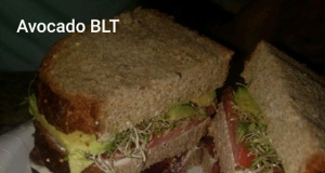 Midnight Snack Avocado Sandwich