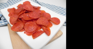 Air Fryer Pepperoni Chips