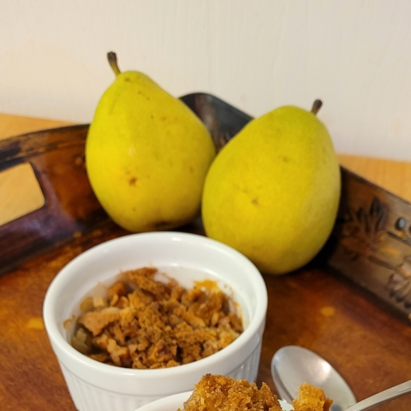 Pear Crisp for Two