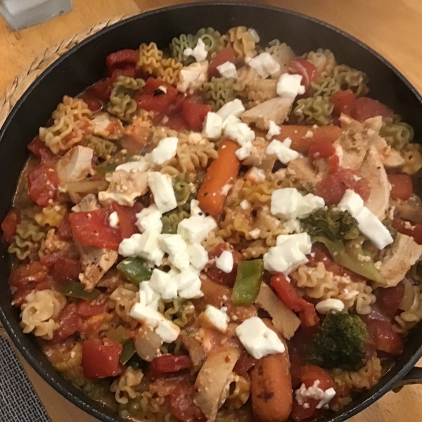 Suki's Spinach and Feta Pasta