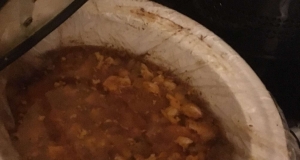 Slow Cooker Posole with Pork and Chicken
