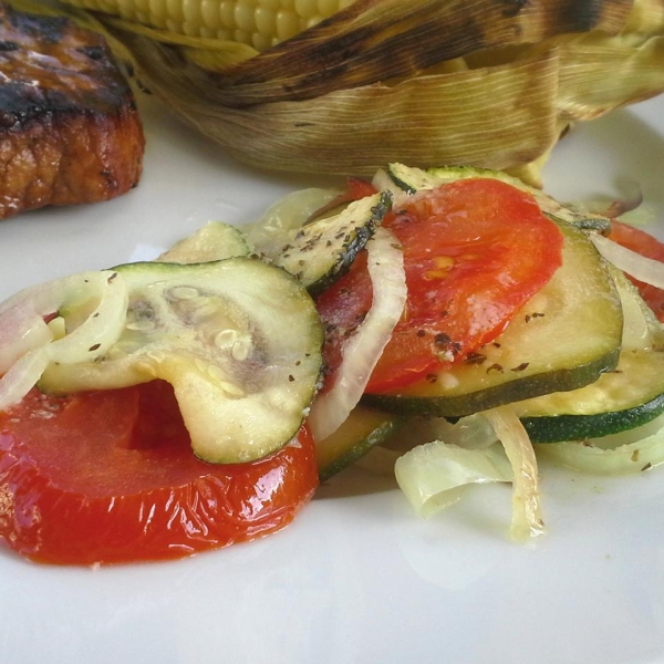 Zucchini, Tomato, and Onion Casserole