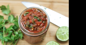 Fire-Roasted Poblano Salsa