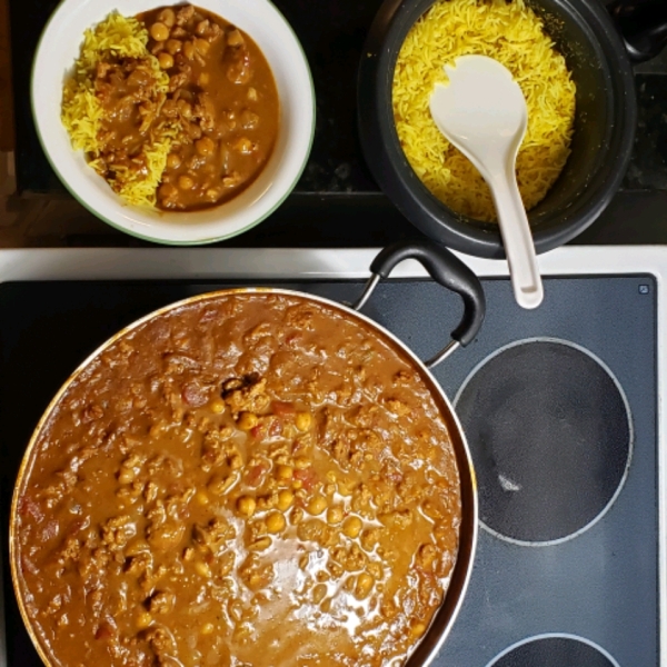 Red Curry Chicken Chili