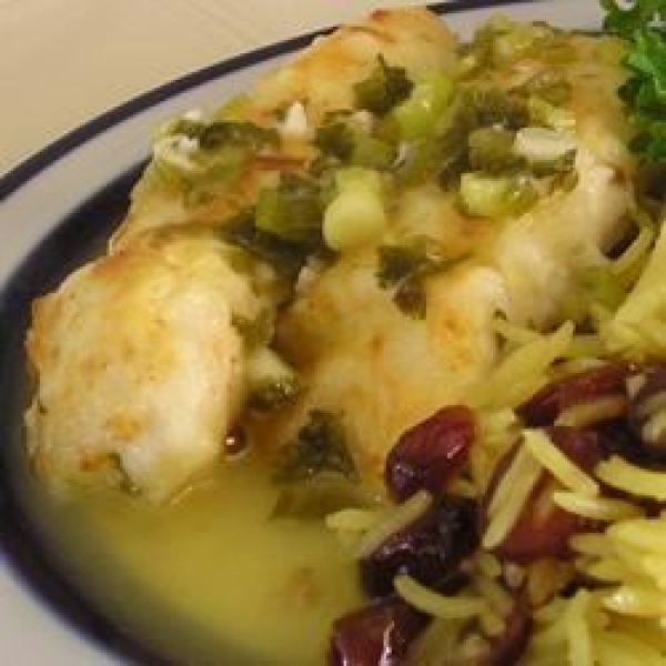 Orange Roughy with Citrus Sauce