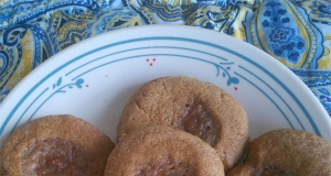 Raspberry Molasses Crinkles