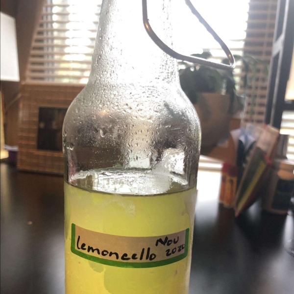 Homemade Limoncello