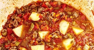 Green Chile Hamburger Stew
