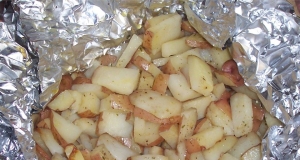Grilled Potato, Carrot, and Onion Foil Packets