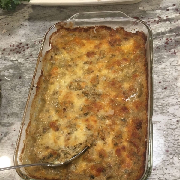 Not Ya Mama's Oyster Dressing