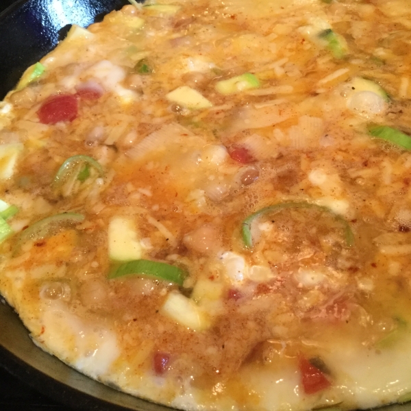 Brunchtime Spicy Chickpea Frittata