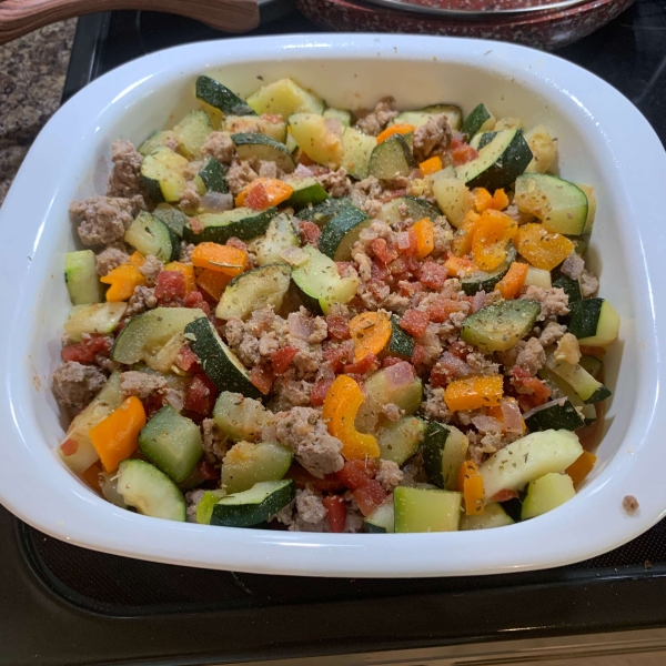 Zucchini and Cheese