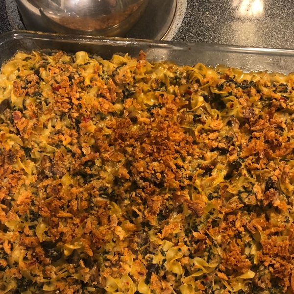 Turkey Mushroom Tetrazzini