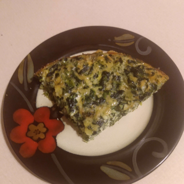 Crustless Spinach Quiche