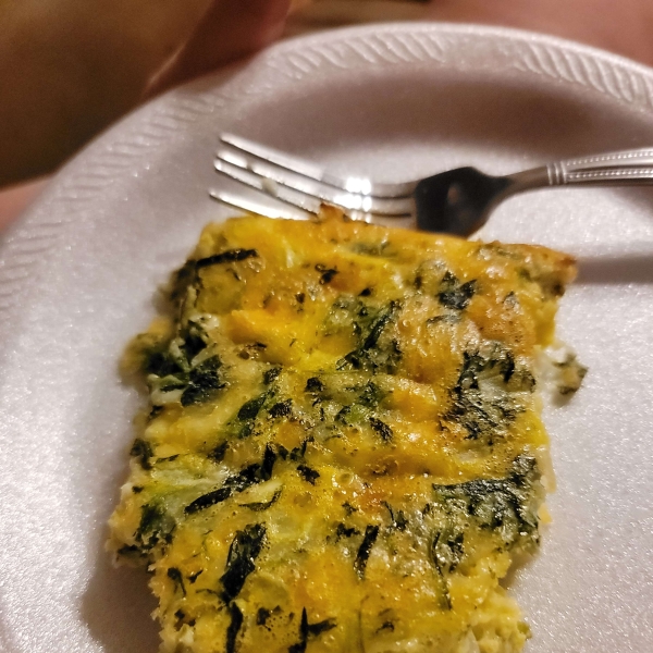 Crustless Spinach Quiche