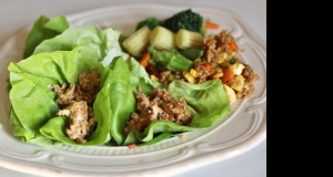 Asian-Inspired Chicken Lettuce Wraps