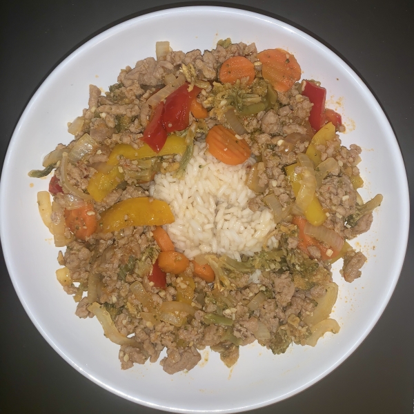 Sweet and Sour Ground Pork Stir-Fry