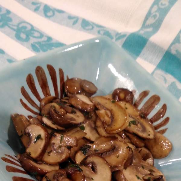 Thyme-Infused Sous Vide Mushrooms