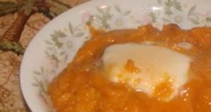 Whipped Sweet Potatoes with Pears