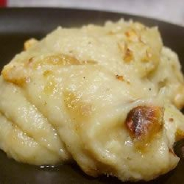 Whipped Sweet Potatoes with Pears