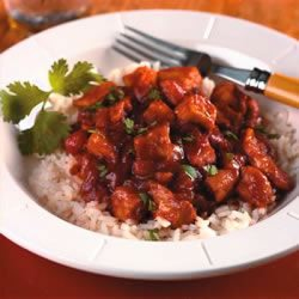 Peach Pork Picante