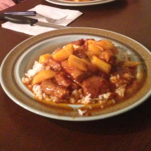 Peach Pork Picante
