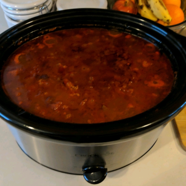 Slow Cooker Game Day Chili