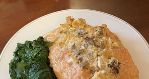 Stuffed Salmon with Shrimp and Crab
