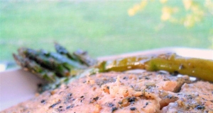 Grilled Dijon-Lemon Pepper Salmon