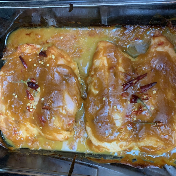 Pepper Jelly Glazed Chicken