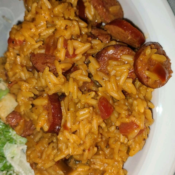 Spruced-Up Zatarain's Jambalaya