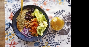 Honey-Quinoa Salad with Cherries and Cashews