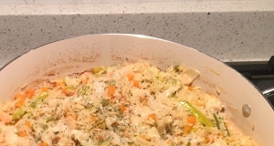 Creamy Parmesan Rice & Butternut Squash