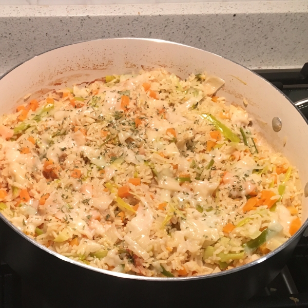 Creamy Parmesan Rice & Butternut Squash