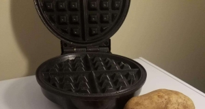 Crispy, Cheesy Potato Waffles