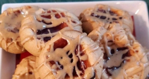Peanut Butter and Jelly Thumbprint Shortbread Cookies