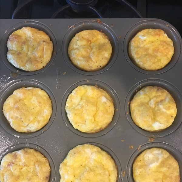 Mini Ham and Swiss Frittatas