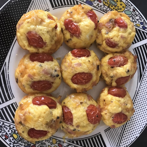 Mini Ham and Swiss Frittatas