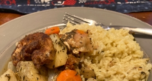 Pan-Roasted Chicken with Vegetables and Herbs
