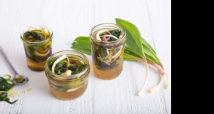 Honey-Vinegar Preserved Ramps