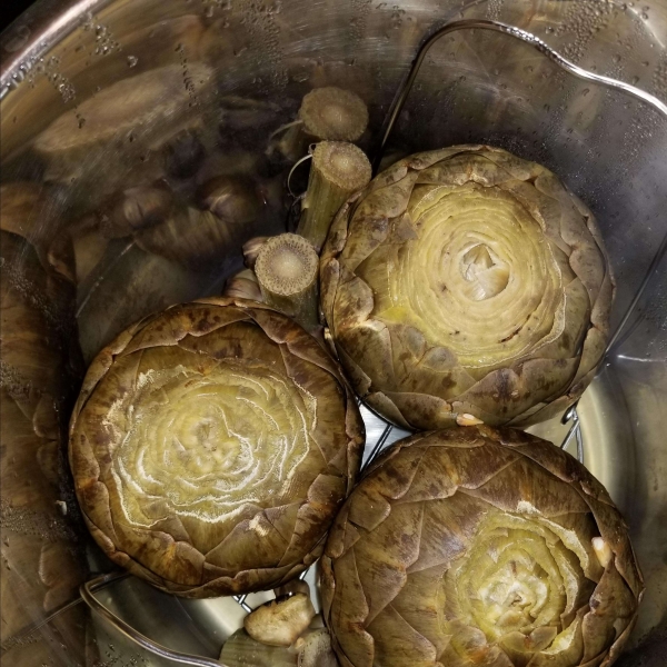 Instant Pot Steamed Artichokes